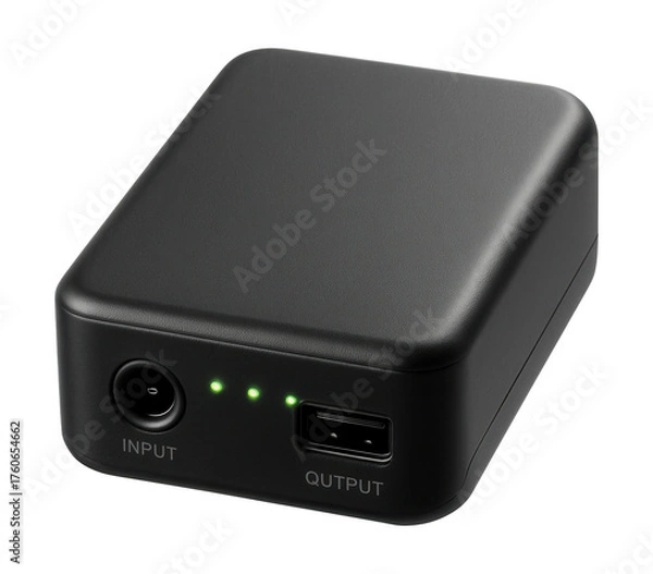 Fototapeta Compact power supply for low-energy devices in small spaces.