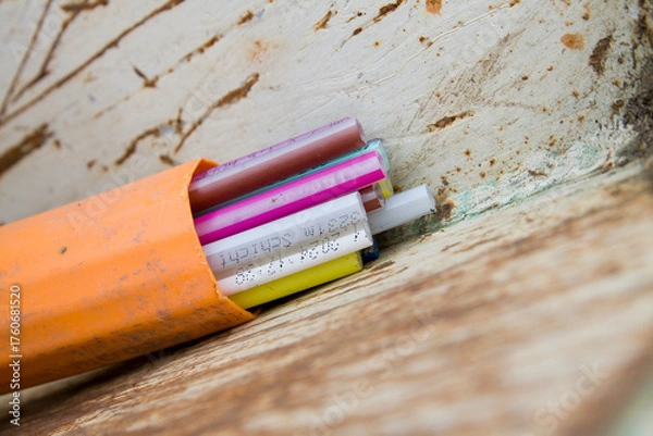 Fototapeta Glasfaserleitung 1