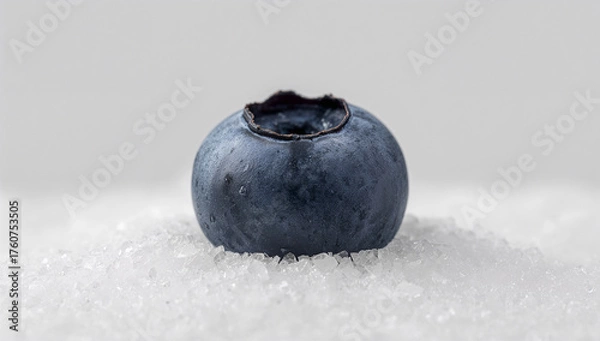 Fototapeta Blueberry on Sugar Macro Detail