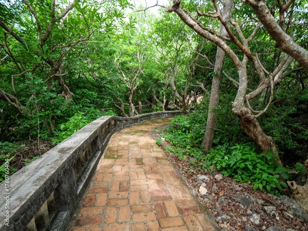 Fototapeta 10 June'25 Klai Kangwon Palace,Hua Hin,Phetchaburi Province Thailand : Serene Path of the Far from Klai Kangwon Palace