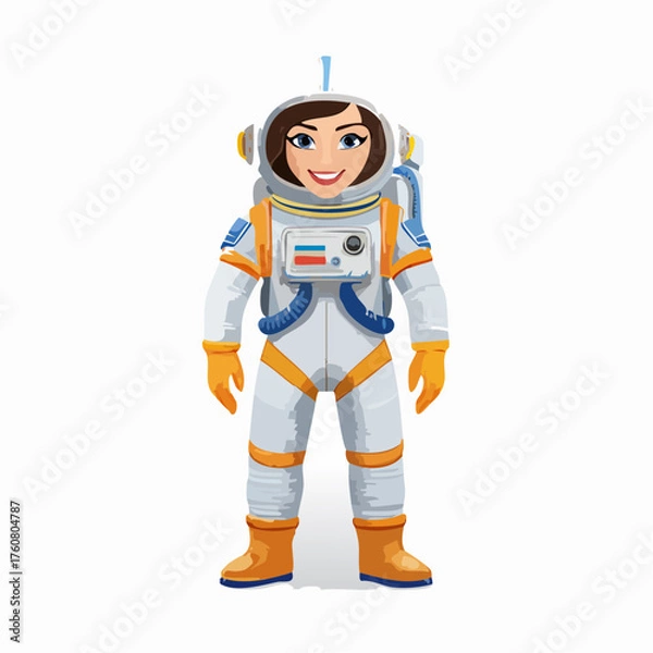Obraz Astronaut im Retro-Stil