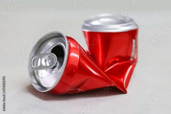 Obraz Red Crushed Soda Can