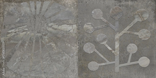 Fototapeta gray cement textured decorative background