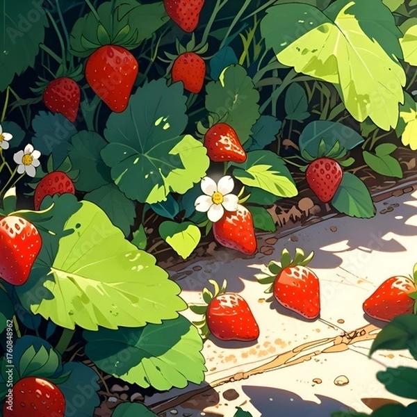 Obraz seamless pattern with berries