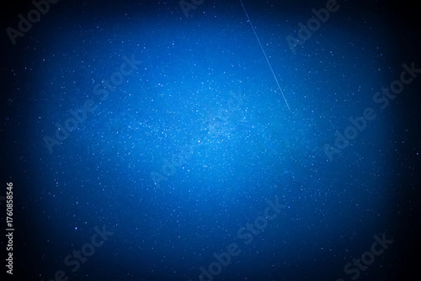Obraz blue starry sky