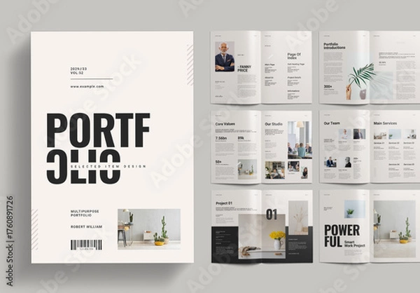 Obraz Minimal Portfolio Template