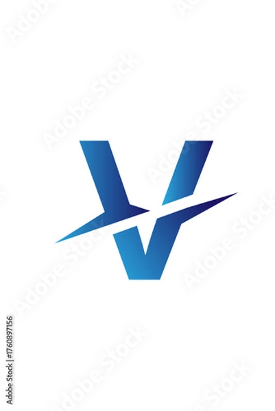 Obraz blue and silver star