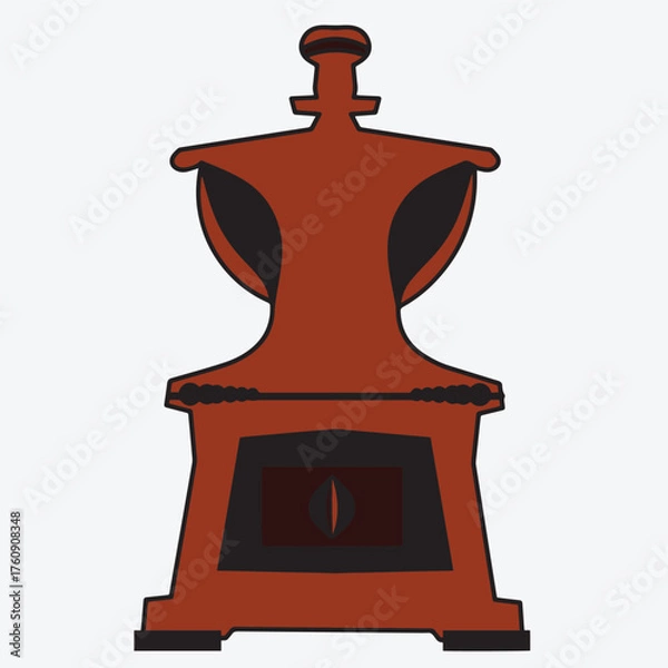 Fototapeta trendy socket coffee machine logo