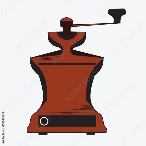 Fototapeta trendy socket coffee machine logo