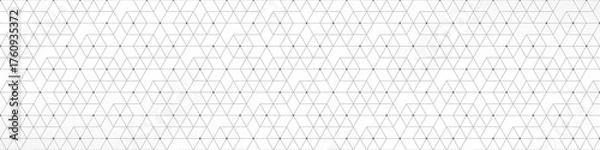 Obraz Abstract background with a seamless pattern of simple geometric shapes. Stylish texture