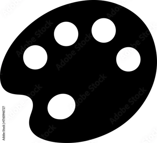 Fototapeta Abstract geometric pattern silhouette with vibrant colors