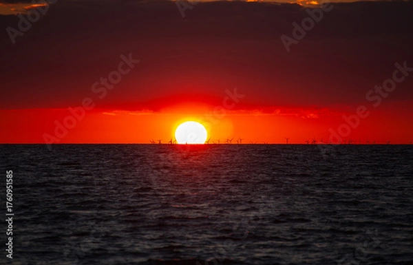 Obraz sunset baltic sea