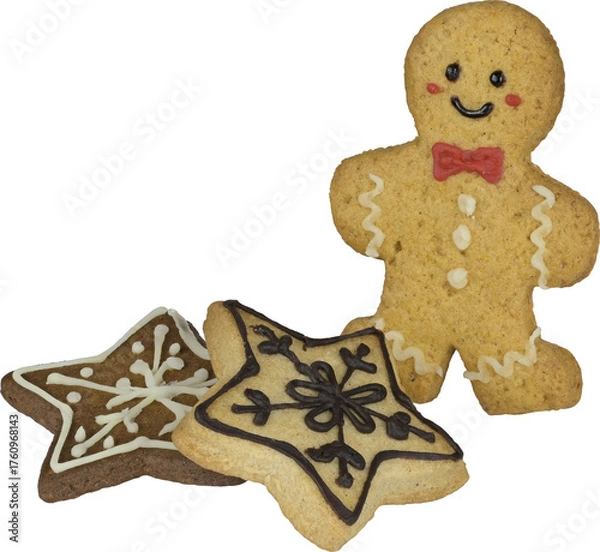 Obraz Christmas gingerbread cookie