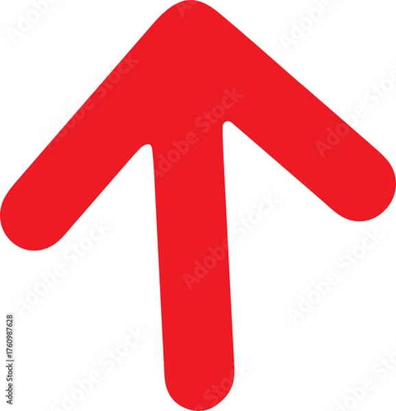 Fototapeta vector illustration of arrow