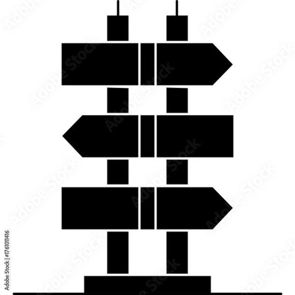 Fototapeta Direction Icon