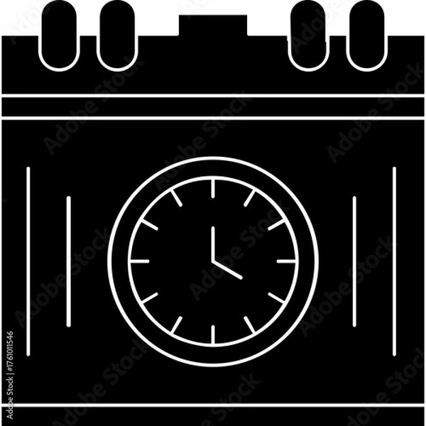 Fototapeta Time Management Icon