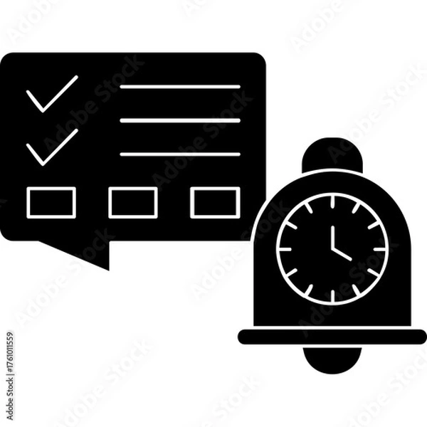 Fototapeta Notification Icon