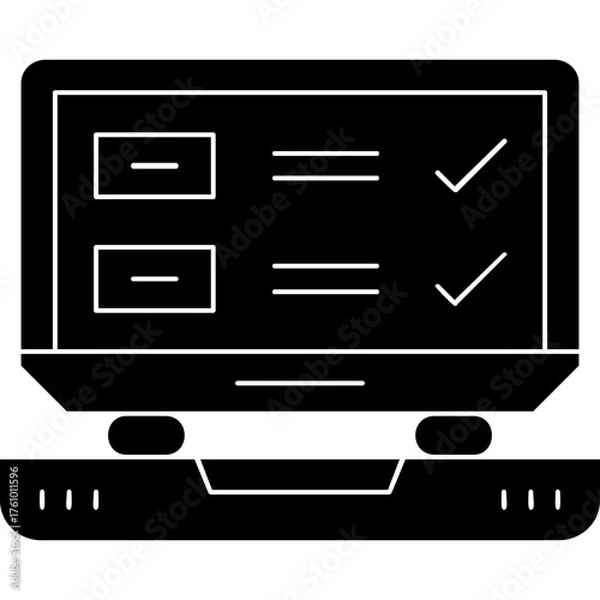 Fototapeta Tasks Icon