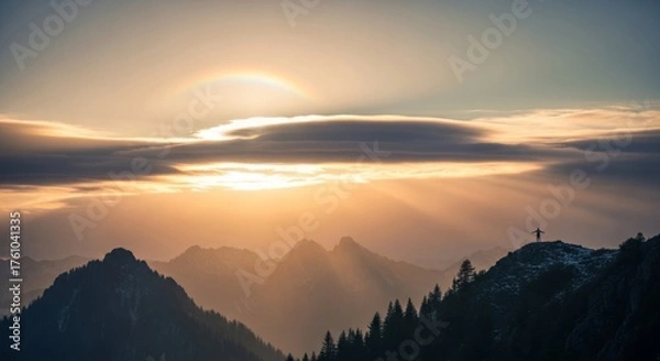 Obraz Light Breaking Through the Clouds 2