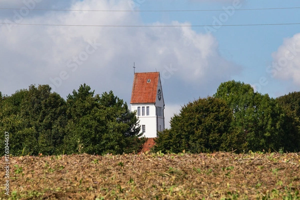 Obraz Kirchturm im Ort Frick