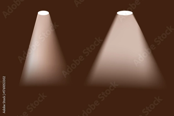 Obraz Abstract geometric background design with vibrant color palette isolated on white background isolated on transparent background silhouette