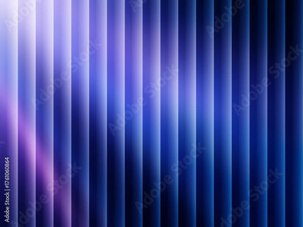 Obraz Stylish Shimmering Blue Vertical Stripes Backdrop Background Pattern for Design