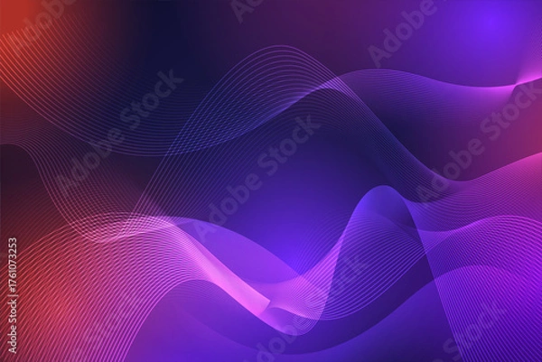 Obraz Abstract Pink Motion Graphic Background 