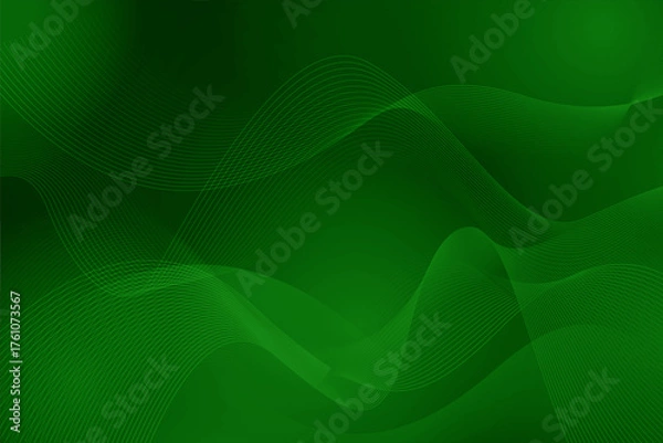 Obraz Abstract Green Lines Background 