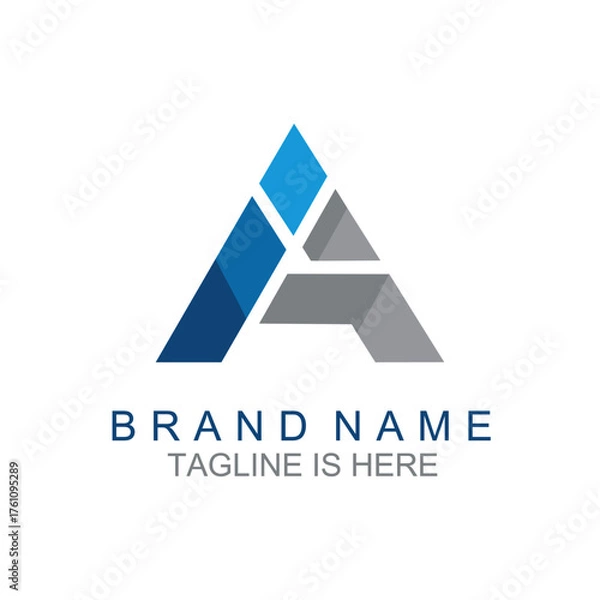 Obraz Letter A logo icon design template elements