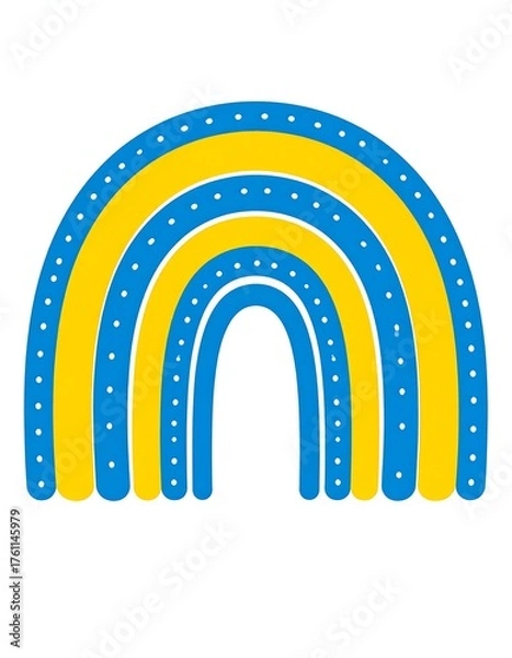 Obraz Simple rainbow design