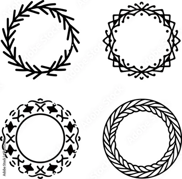 Fototapeta Magnifying Glass Line Icon – Search and Zoom Symbol Vector Design