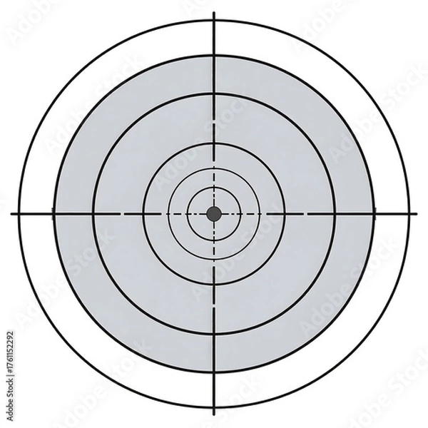 Obraz Target with concentric circles