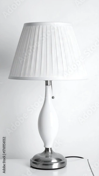 Obraz White table lamp