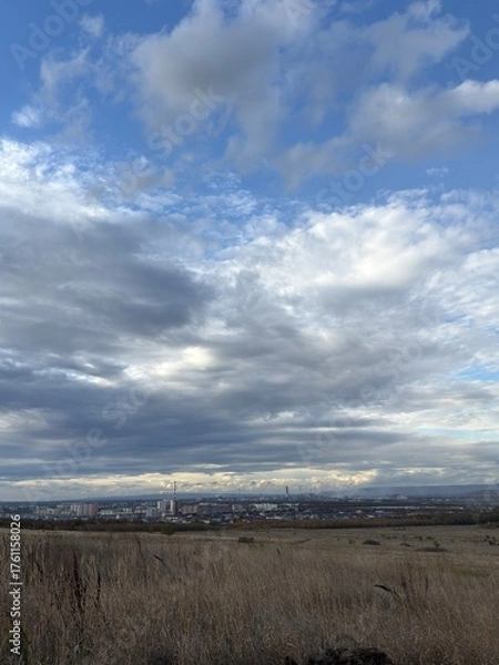 Obraz clouds over the sea