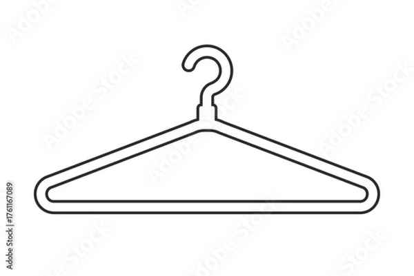Fototapeta ハンガー、洋服、ファッション、コーディネート、おしゃれ関連のイラスト