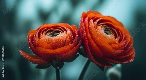 Fototapeta single red rose