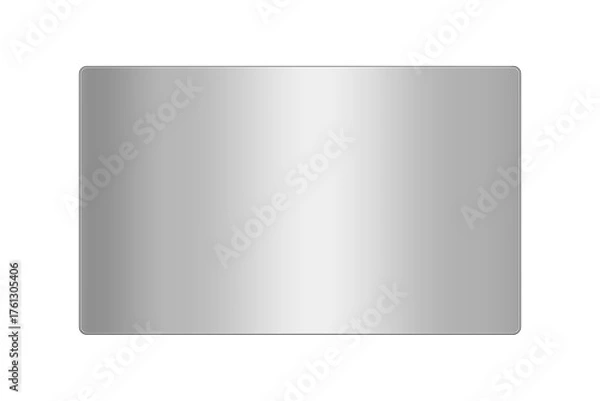 Obraz 銀の金属プレートD3