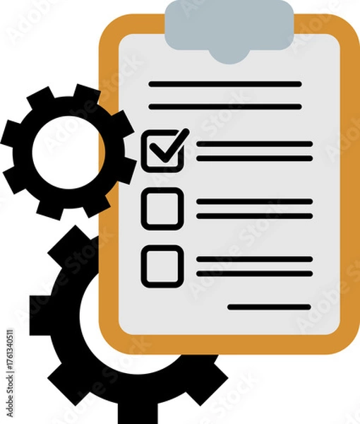 Fototapeta Task Icon