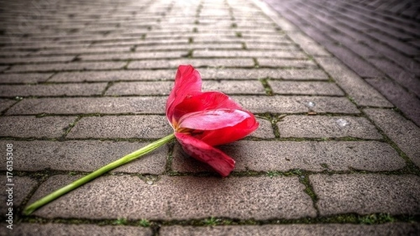 Fototapeta Alone tulip