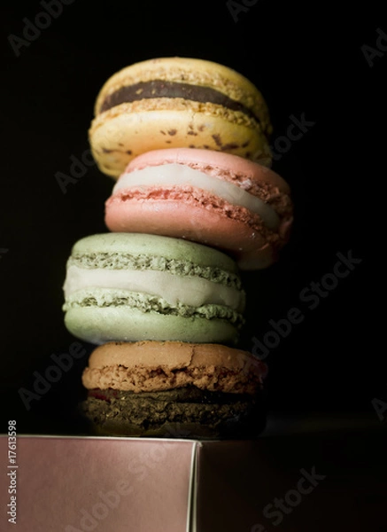 Obraz Assorted French Macarons w/ Chiaroscuro Lighting