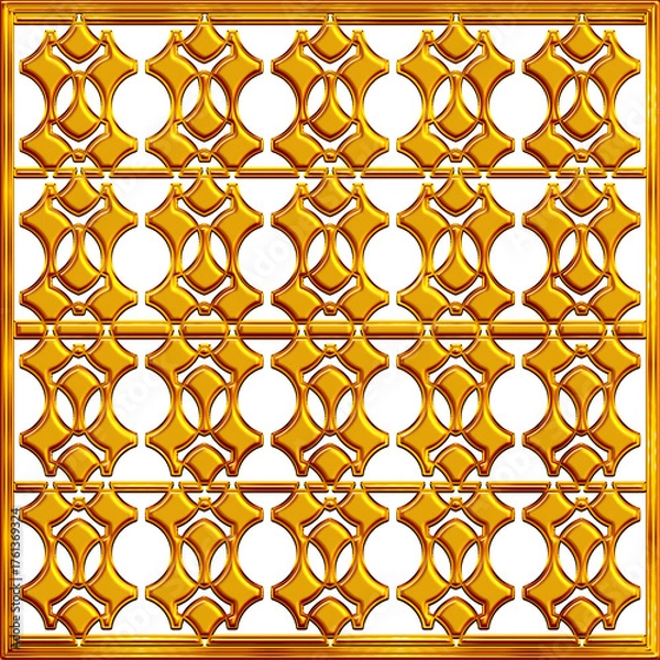 Obraz seamless pattern with geometric shapes