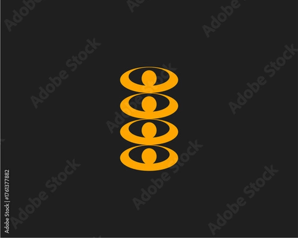Obraz circle people symbol