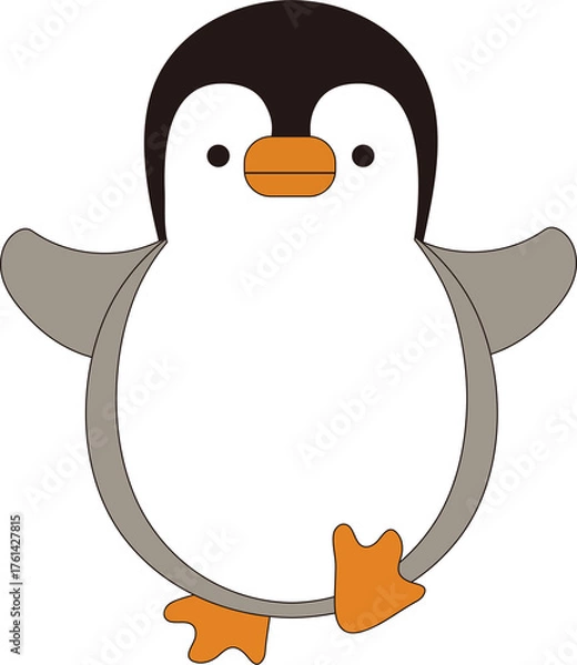 Fototapeta 귀여운 아기펭귄