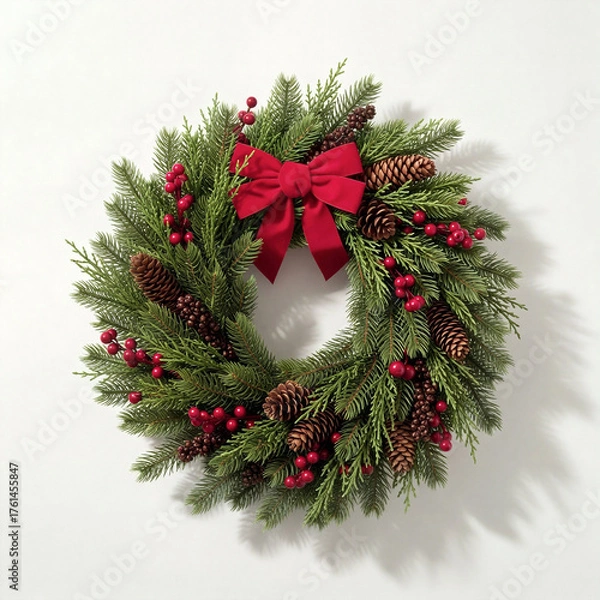 Obraz 크리스마스 겨울 리스