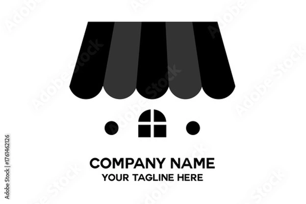 Obraz simple shop icon