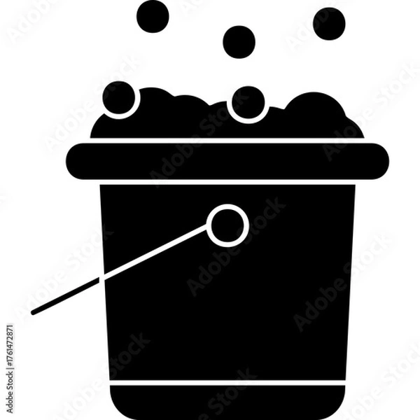 Fototapeta Bucket Icon
