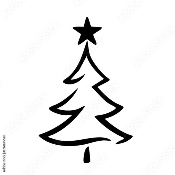 Fototapeta Weihnachtsbaum klassisch