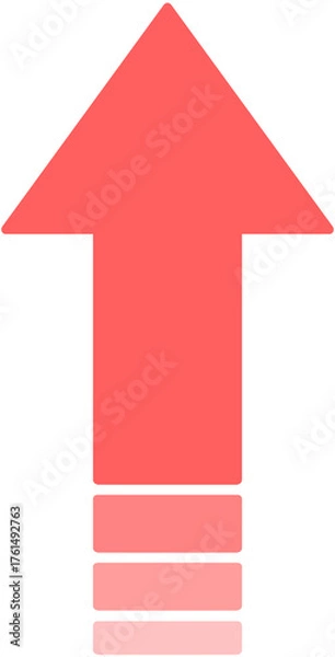 Fototapeta 그라데이션 화살표