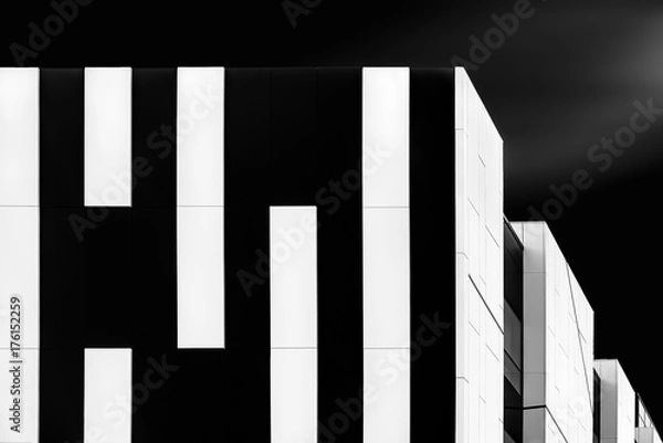 Fototapeta Vertical black