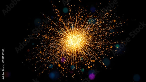 Obraz abstract fractal burst